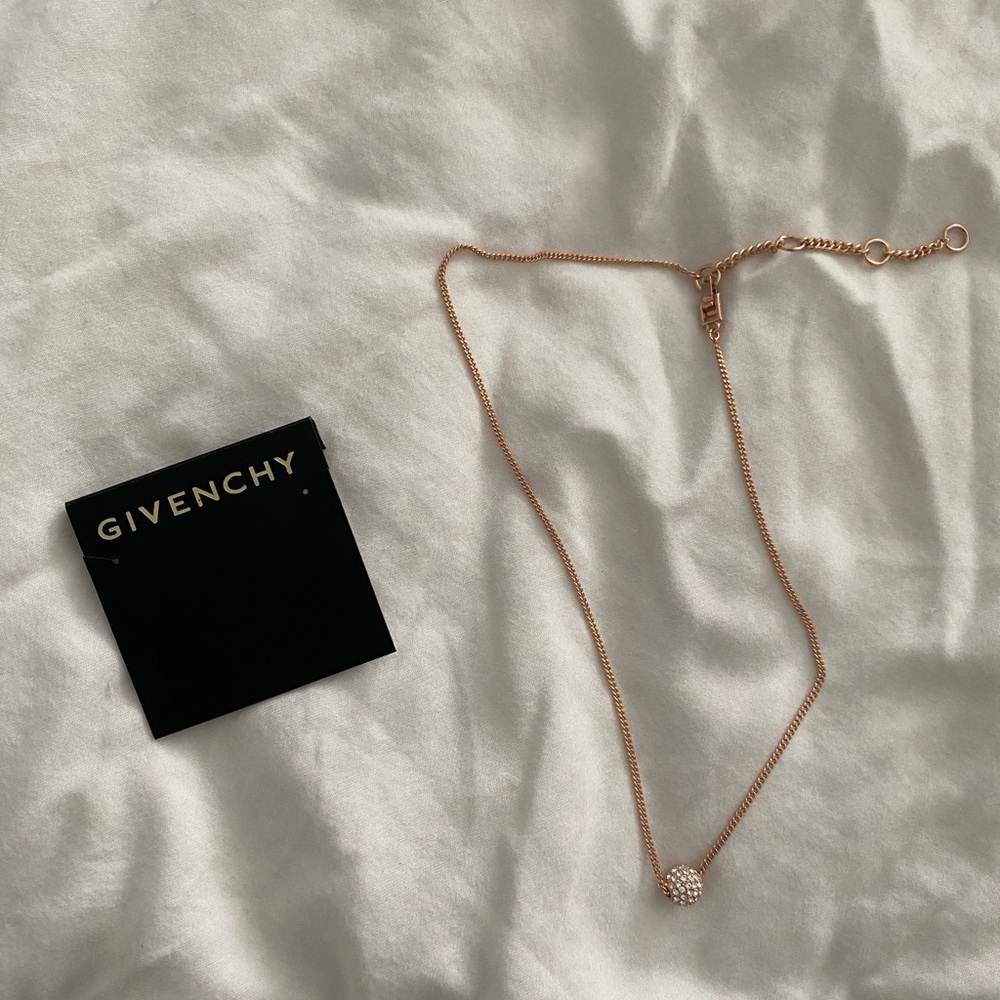 Givenchy rose gold necklace